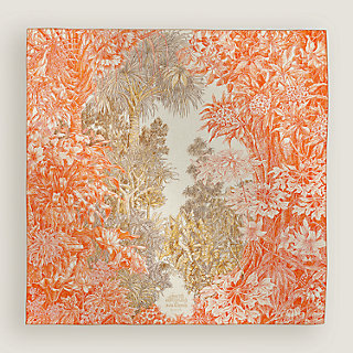*新作*【HERMES】All'Orto Botanico di Palermo スカーフ All'Orto Botanico di Palermo shawl 140 | Hermès USA